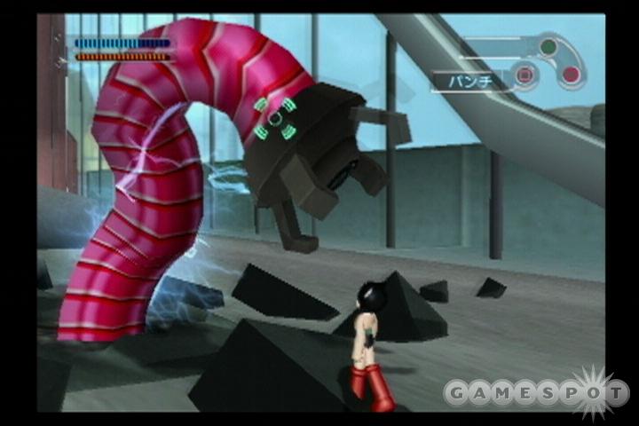 Tetsuwan Atom came rocketing onto Japanese PS2s this past month in the video game version of Astro Boy.