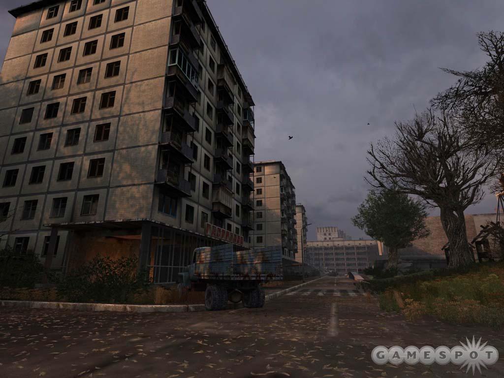 The ghost town of Pripyat is one of the many real-world locales you can explore.