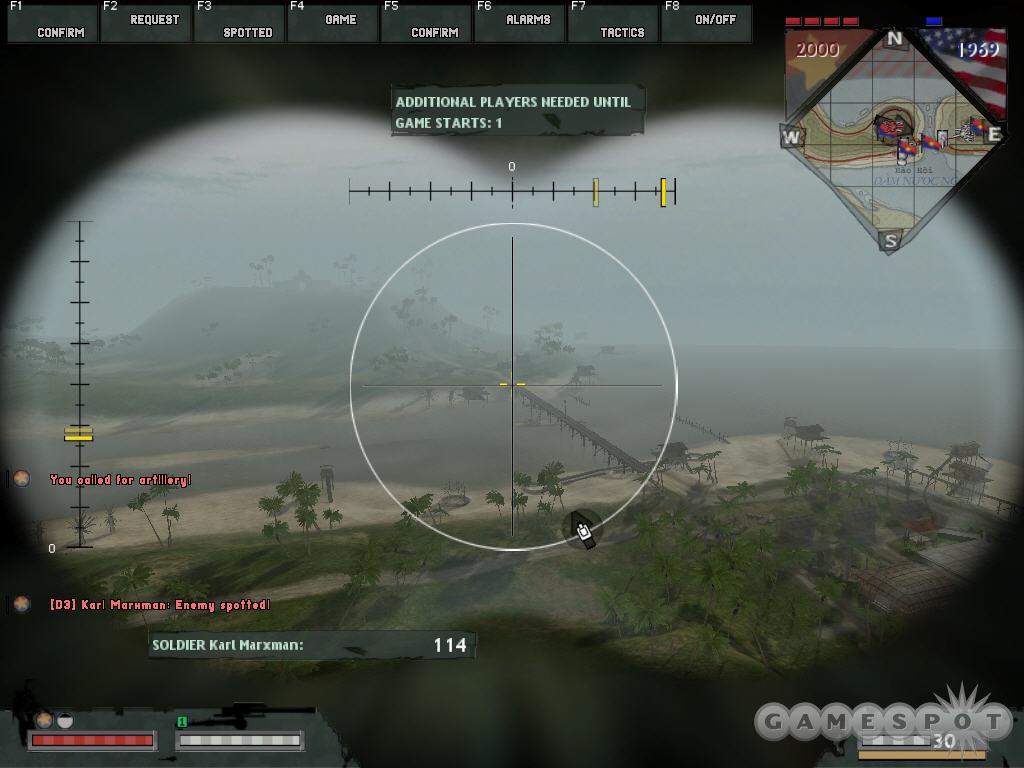 Using the artillery interface will let you shell enemy positions that are well out of sight.