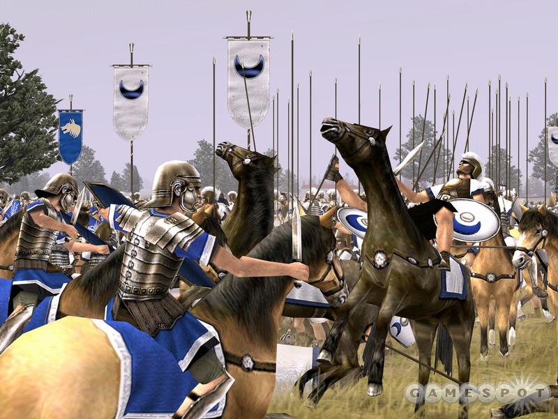 You can expect to see massive battles between warring nations in Rome: Total War.