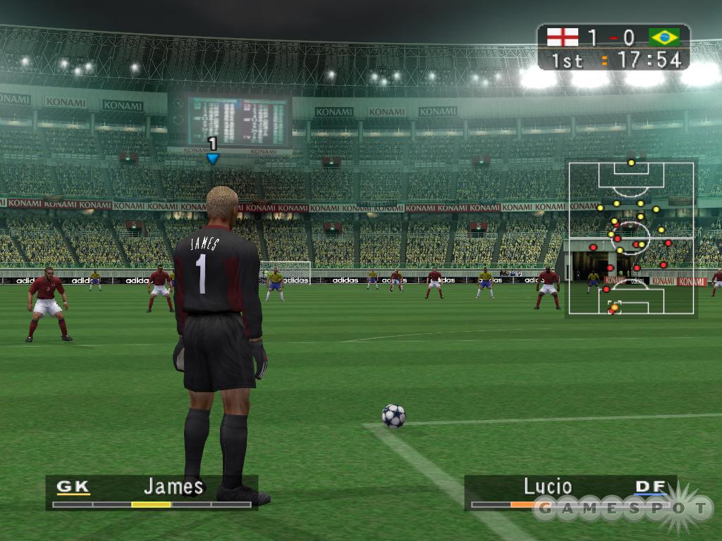 Winning Eleven 7's 20-odd stadiums are just as stunning as anything EA's FIFA Soccer has turned out.