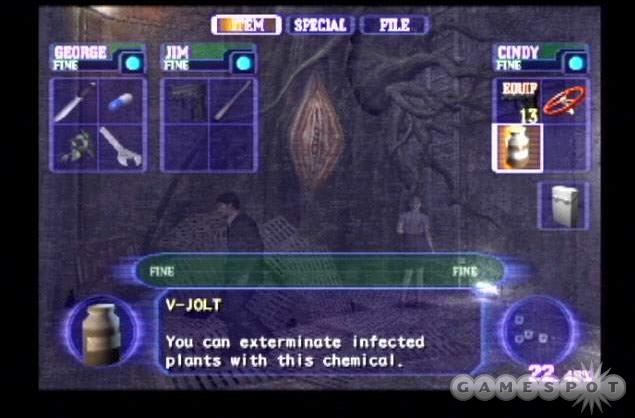 The V-Jolt concoction is used to eliminate the infected plant.