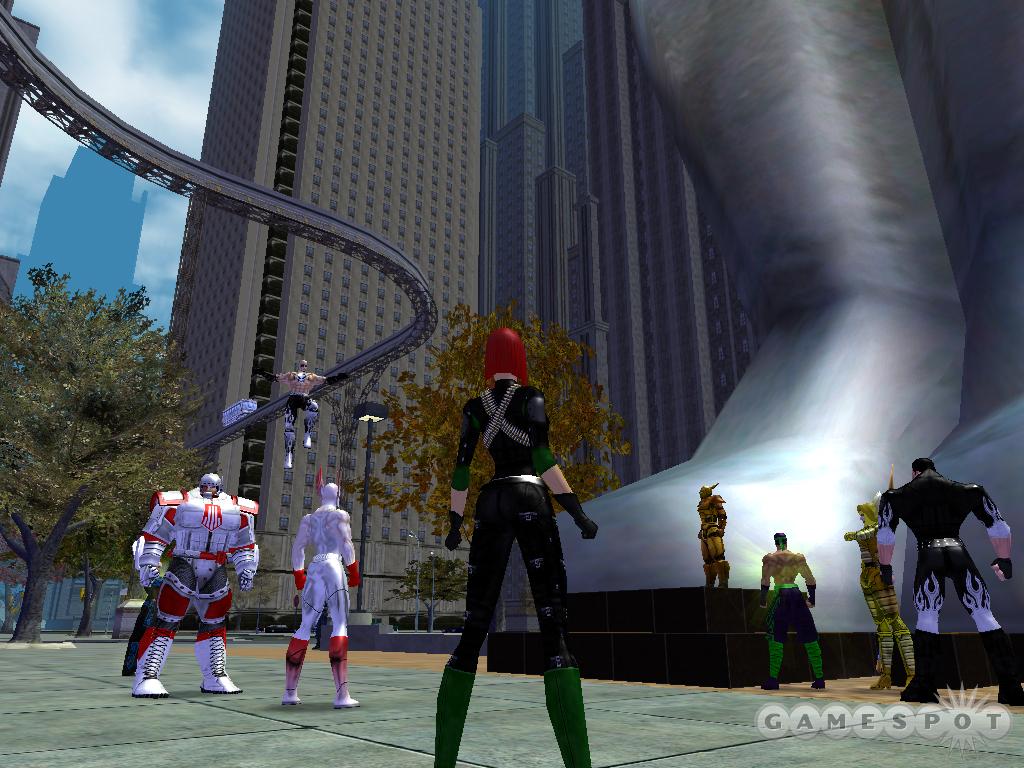 See screenshots of City of Heroes