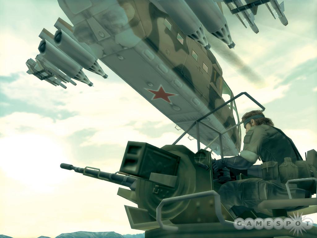 Luckily, Snake's got some new heavy weapons to throw at the bad guys in MGS3.