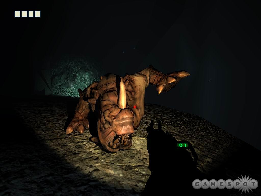 The game looks fantastic, thanks to a graphics engine that uses a lot of the same tricks as those found in Doom 3.