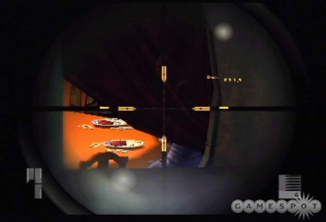 The sniper rifle can be used to take out the two remaining targets.