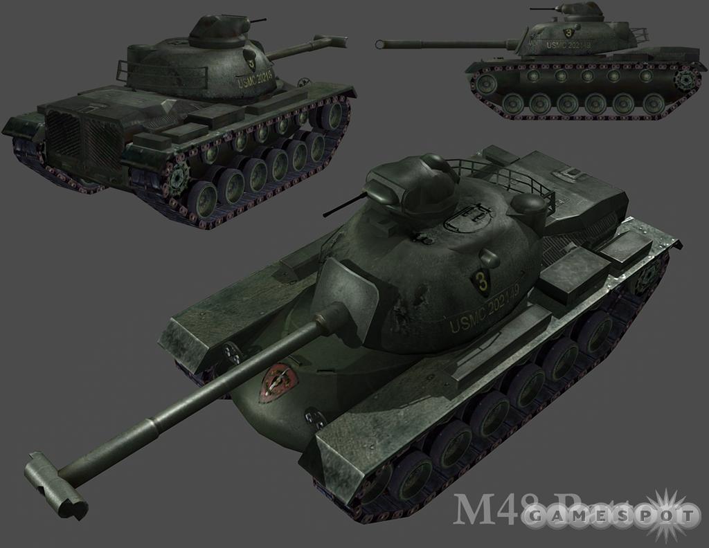 The powerful M48 tank served a variety of purposes in the war.