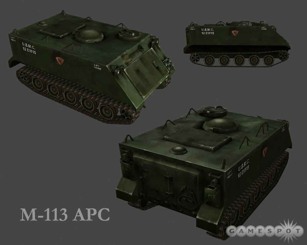 The M113 transport became a mobile weapons platform.