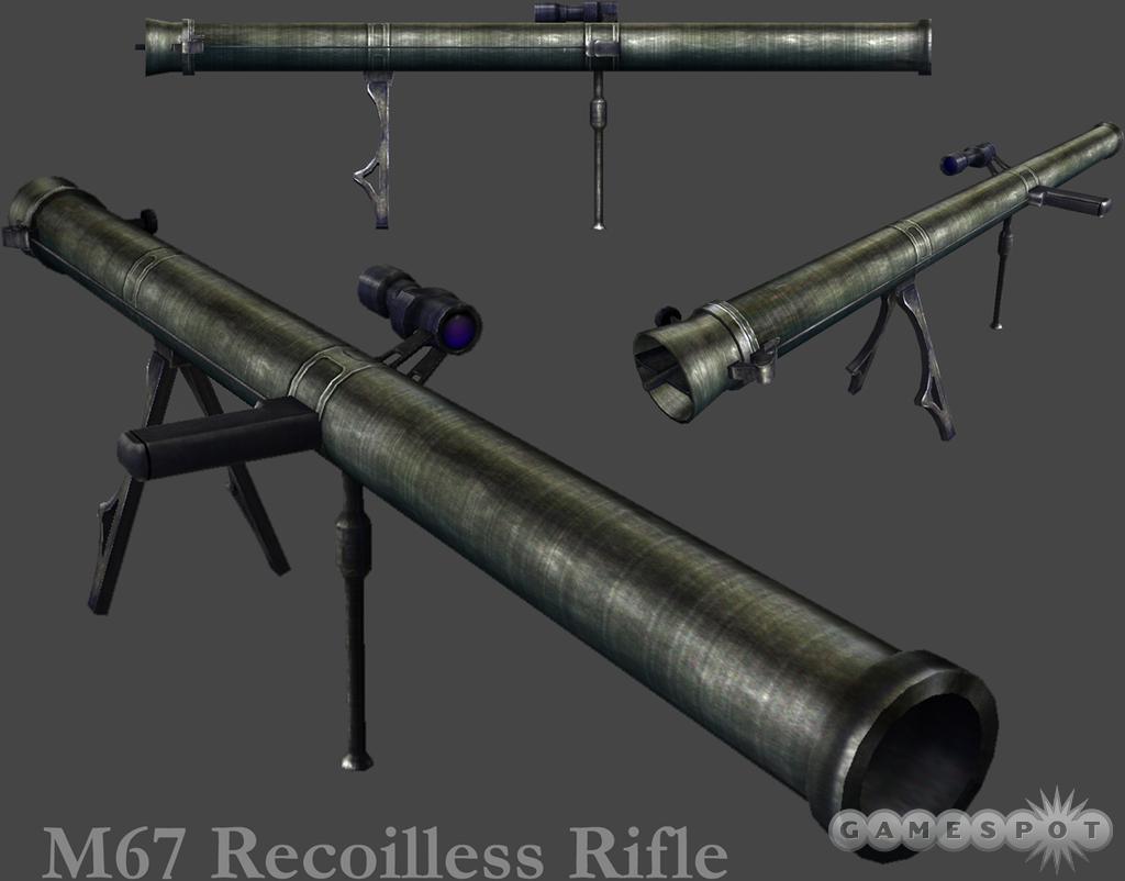 The powerful M67 recoilless rifle.