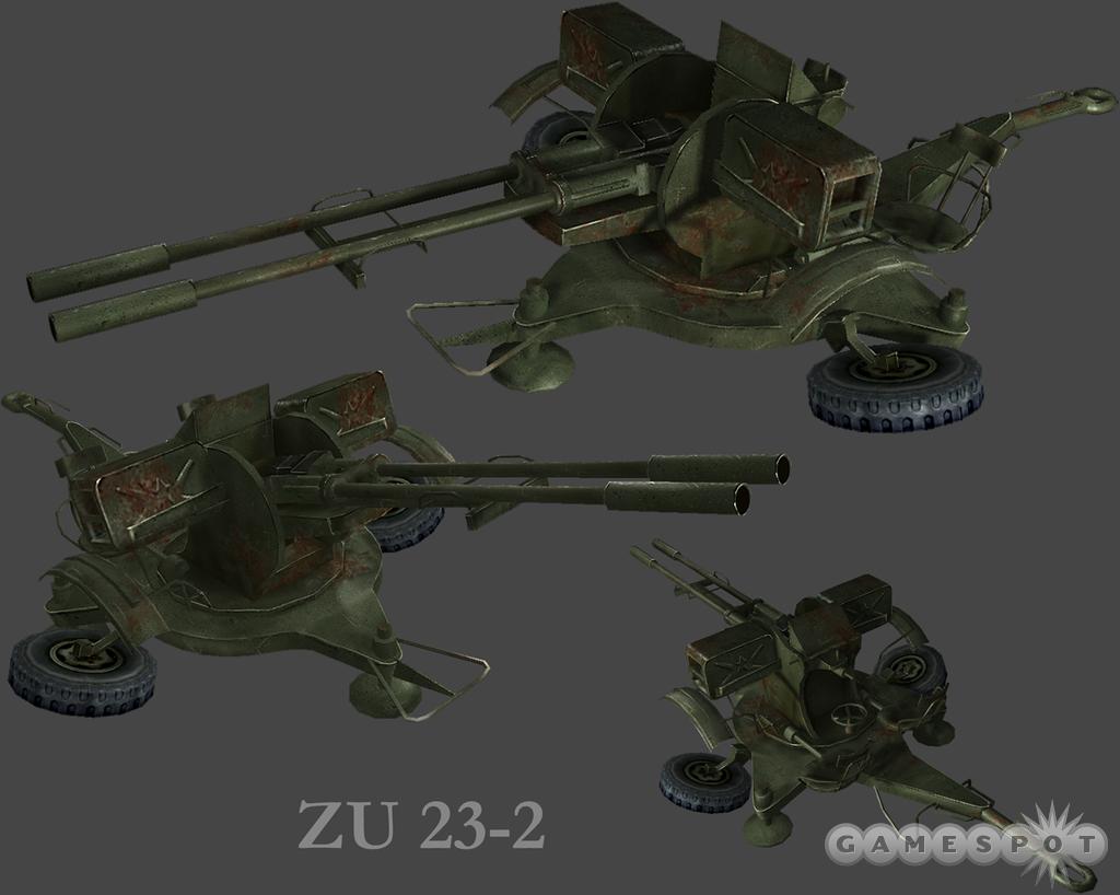 The Zu23-2 was used to bring down low-flying US aircraft.