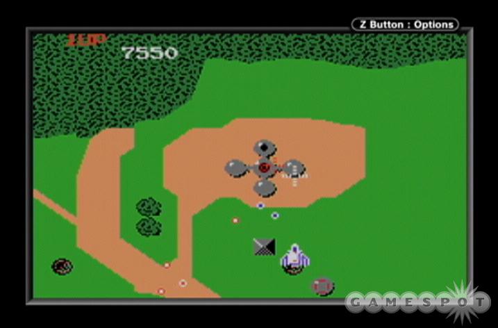 Xevious originated in arcades. Then it was ported to the NES. Now the NES version has been ported to the GBA.
