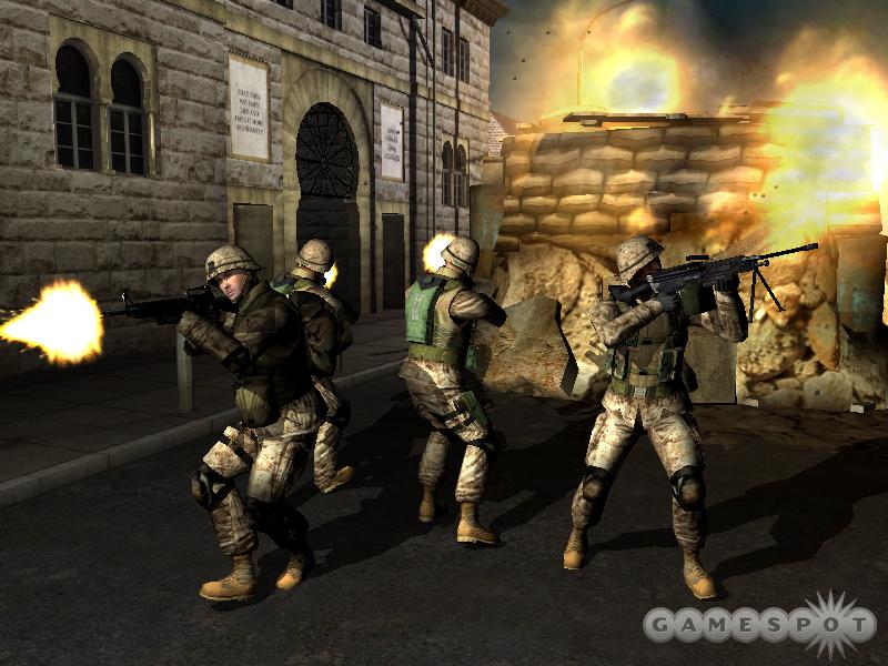 The game was developed with the advice of battle-hardened Marines.