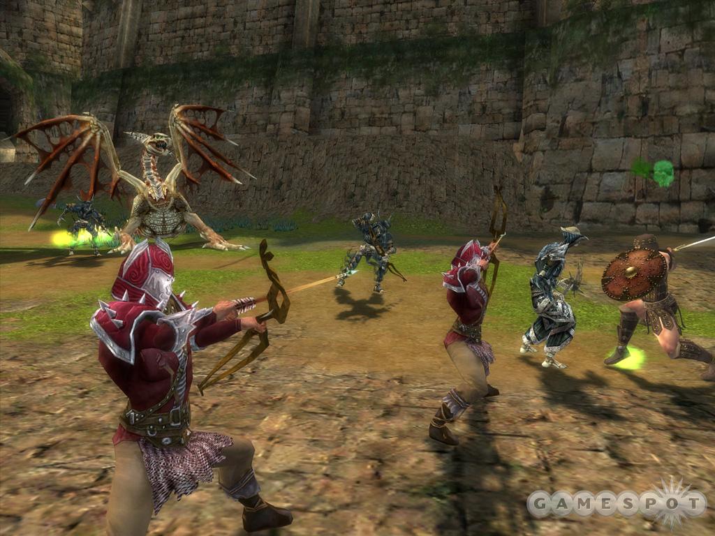 Guild Wars will feature impressive graphics and plenty of hack-and-slash gameplay.