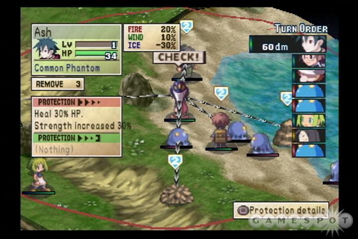 Phantom Brave's combat system has some unique elements among strategy RPGs.