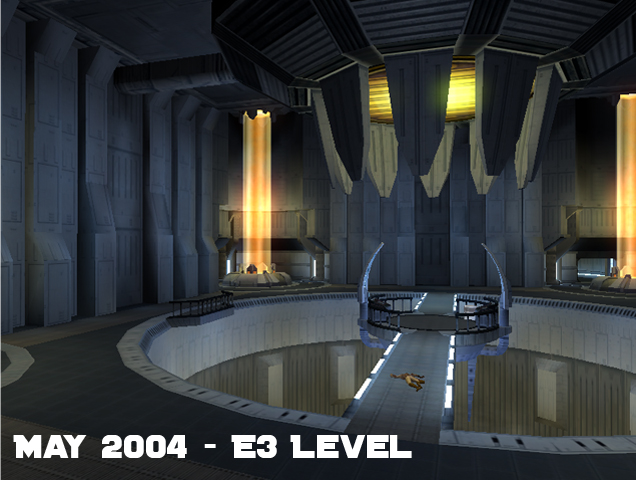 The team quickly built out three of these rough levels for E3.