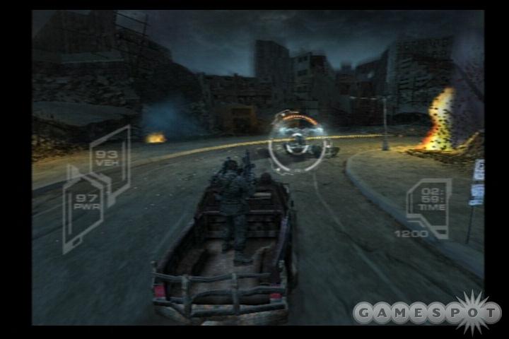 Vehicles are featured in most of the game's 14 levels, and they come in many different shapes and sizes.