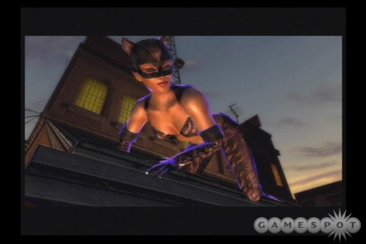 Halle Berry turns in a weak voice performance in Catwoman.
