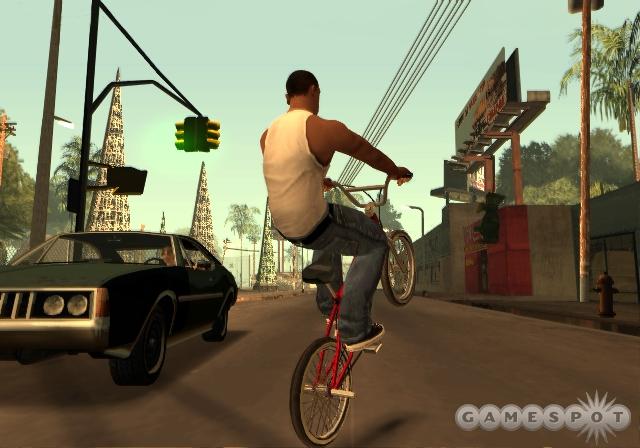 You'll play as CJ throughout San Andreas, and you'll quickly get swept up in a world of crime.