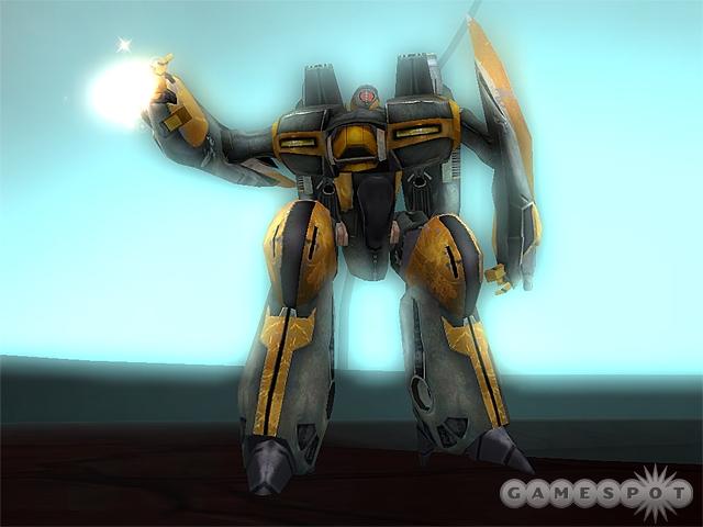 You'll have access to both the cycle and power armor forms of the cyclone mecha.