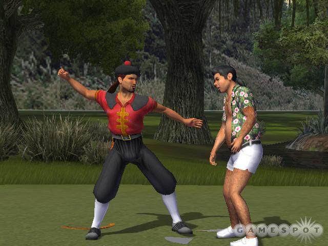 Outlaw Golf 2's weird cast of characters helps to spice things up as you play.