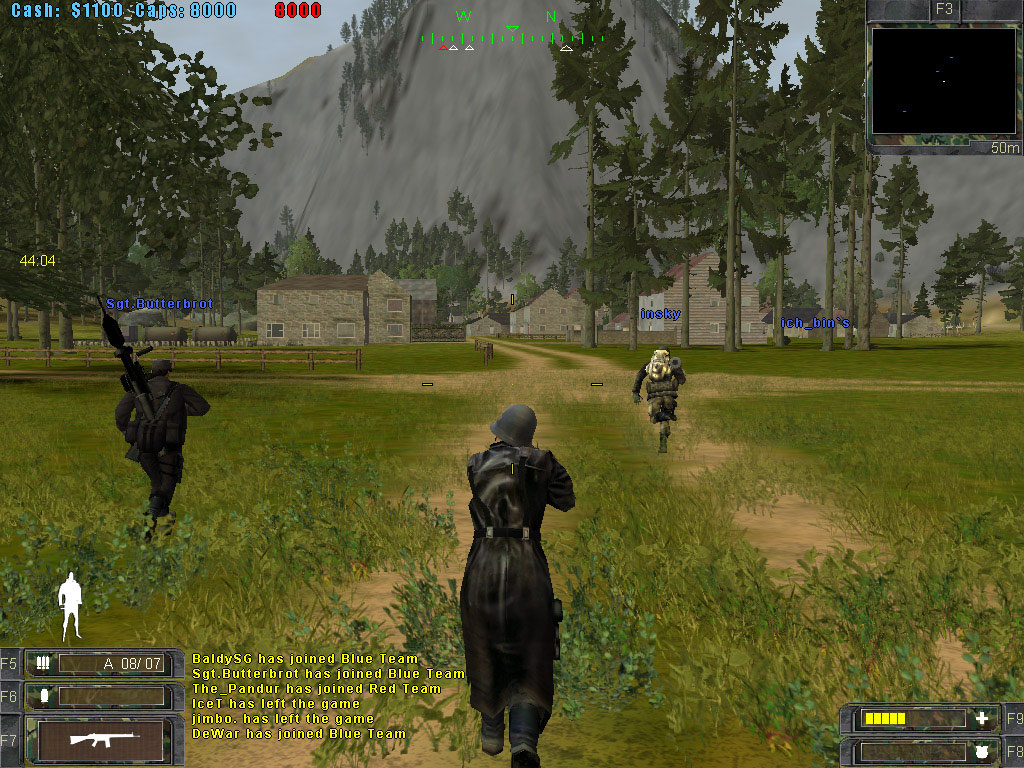 A good mixture of soldiers are shown here.  Good thing they have anti-vehicular launchers, because I forgot mine.