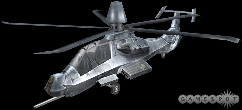 LHX Light Attack Copter: Stealthy, well-armed helicopter for covert, deep strike missions.