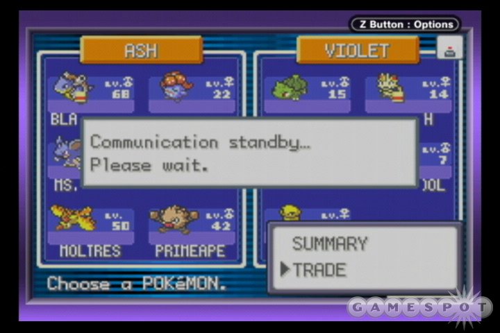 The wireless adapter included with FireRed and LeafGreen works well, and it makes trading and battling with your friends easier than ever.