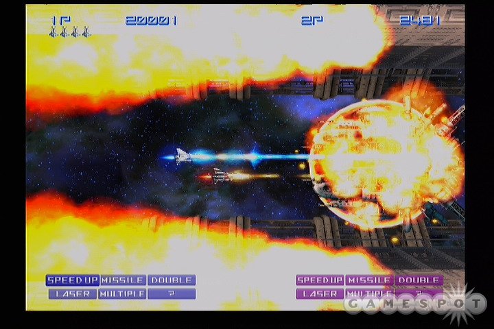A well-thought-out continue system, two-player simultaneous play, multiple difficulty settings, and more help stretch out Gradius V's lasting value.