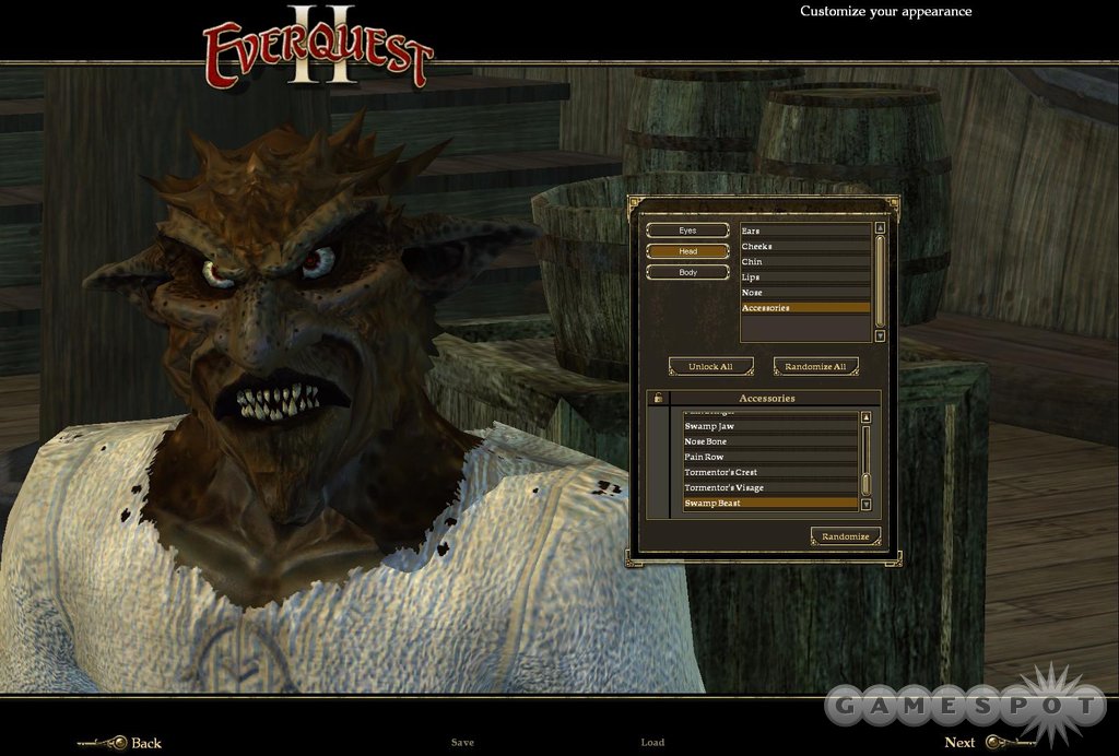 In EverQuest II, you can make a distinctive-looking character who enjoys exploration, epic battles, and posting on Internet message boards.