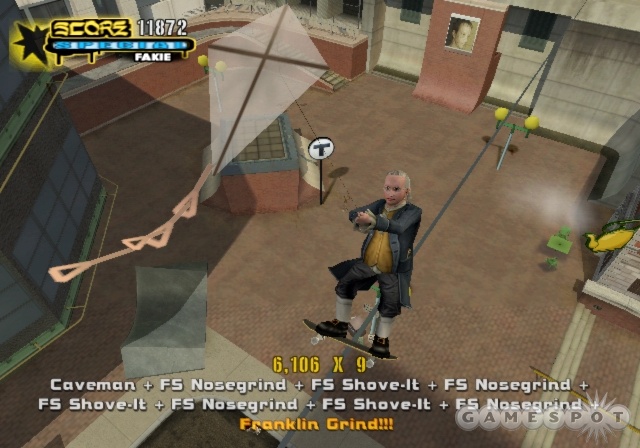 Grind the world as Ben Franklin this fall in Tony Hawk's Underground 2.