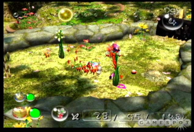 Collect berries to create powerful sprays that aid your pikmin and weaken your enemies.