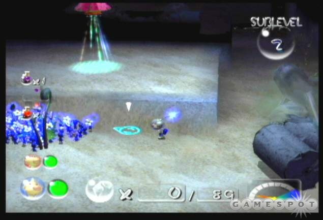Keep pikmin close to corners, alcoves, and edges to avoid the rampaging waterwraith.