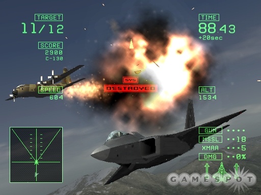 As its name suggests, arcade mode is a fast-paced affair with lots of explosions.