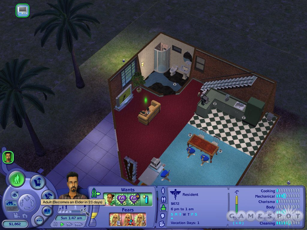 Game review: The Sims 2 (PSP) - Staircase Spirit