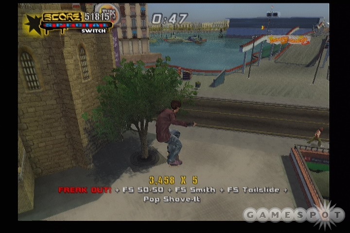 If you're experienced with the Tony Hawk series, you'll be able to blow through the game's story and classic modes in ten to 12 hours.