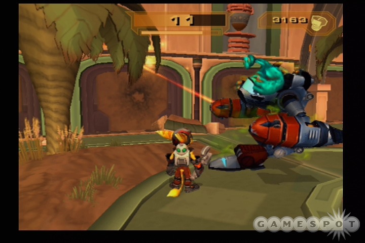 Ratchet and Clank are back and ready for action in their latest adventure on the PlayStation 2.