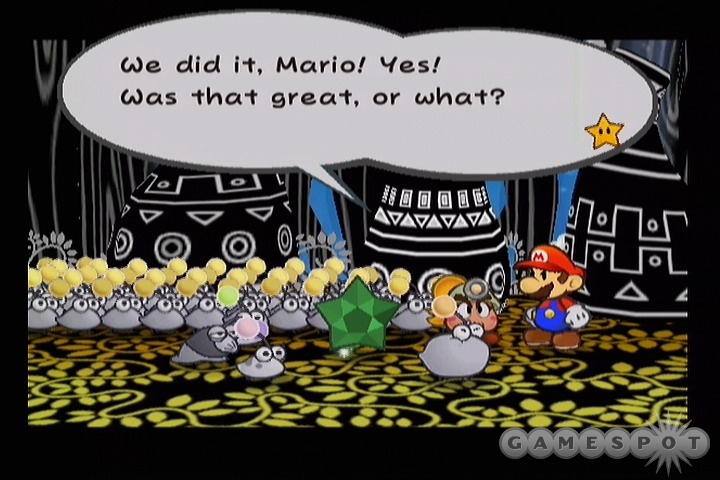 Mario and company set out on an epic and colorful adventure in Paper Mario: The Thousand-Year Door, a first-rate Nintendo title.