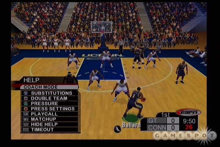 Coach mode is perfect for fans of the tactical side of basketball--or for people with only one functional finger.