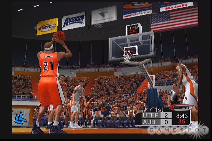 The esoteric ESPN free-throw mechanism is a thing of the past in College Hoops 2K5. Let us rejoice.