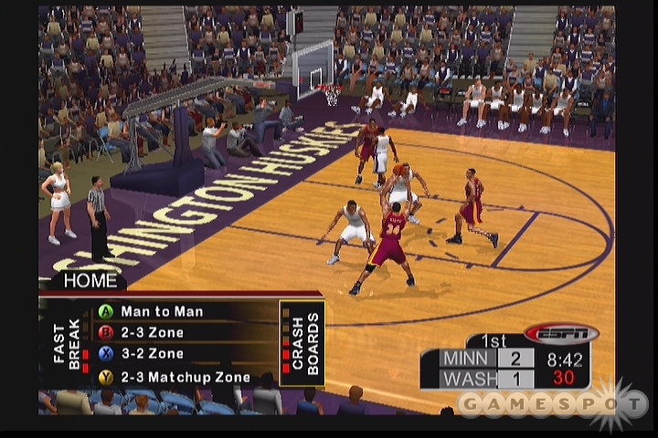Coach mode is perfect for fans of the tactical side of basketball--or for people with only one functional finger.
