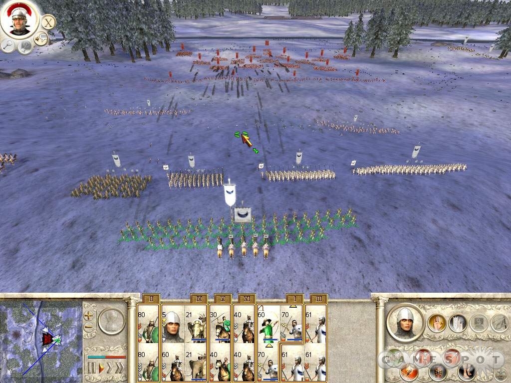 Take advantage of the terrain and rain down arrows on the approaching Roman forces.