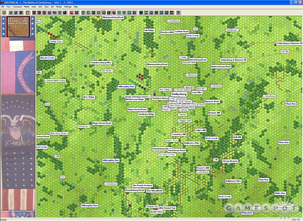 This is just a small portion of the enormous Gettysburg map, which isn't even the largest map featured in the game.