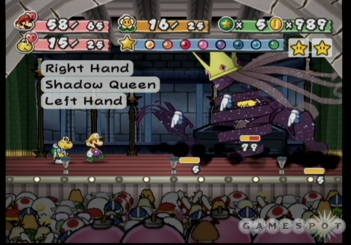 As with so many other multi-part bosses, you’ll want to focus on the Shadow Queen’s hands first.