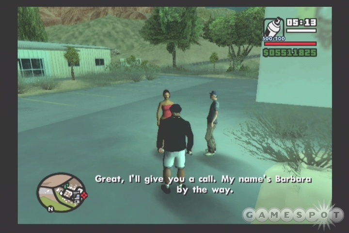 All you have to do to get a date is walk up to a woman; she'll automatically ask you out if she likes you. Obviously, one of San Andreas's most realistic features.