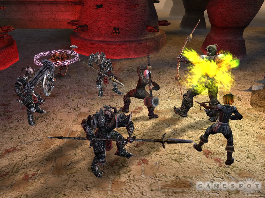 Prepare for more party-based combat in Dungeon Siege II.