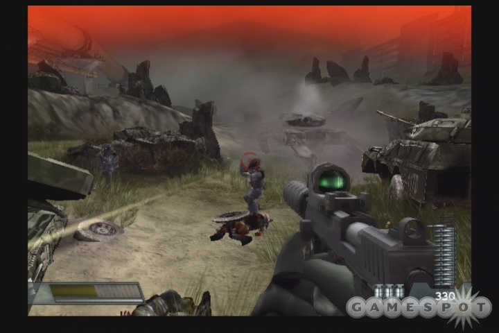 Repel an attack by the invading Helghast--or die trying--in Guerilla's Killzone.