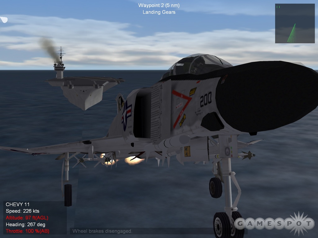 Carriers are crudely implemented, but that F-4 sure is pretty.