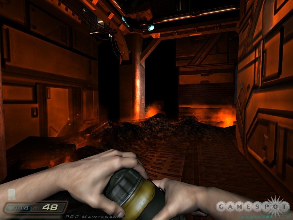Doom 3 has been putting us in a very warm place, by and large.