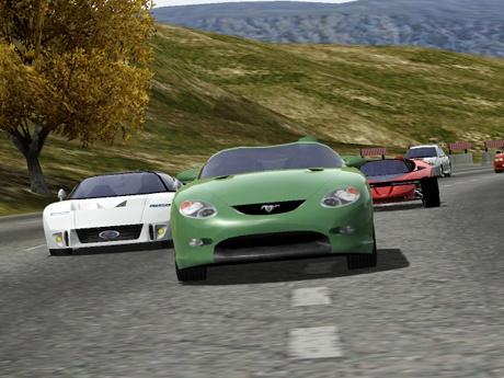 If you can find anyone playing this on Xbox Live, you can race with up to six players.