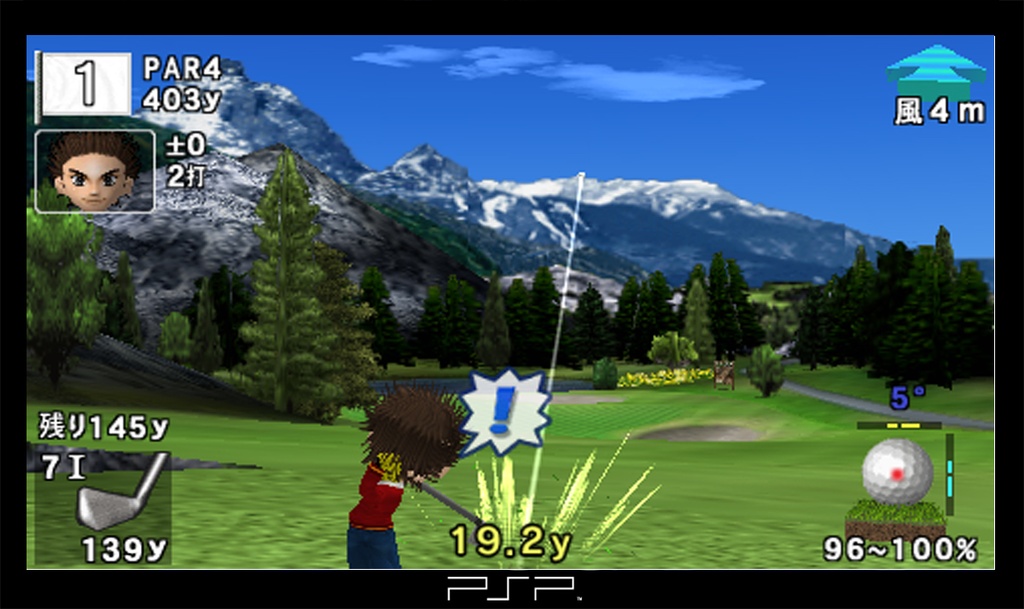 Wide-eyed anime golfers can be fun. But screechy anime voice acting is not.